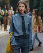 2026 New GS Colour Embroidered Denim Shirt (CC913-B40)