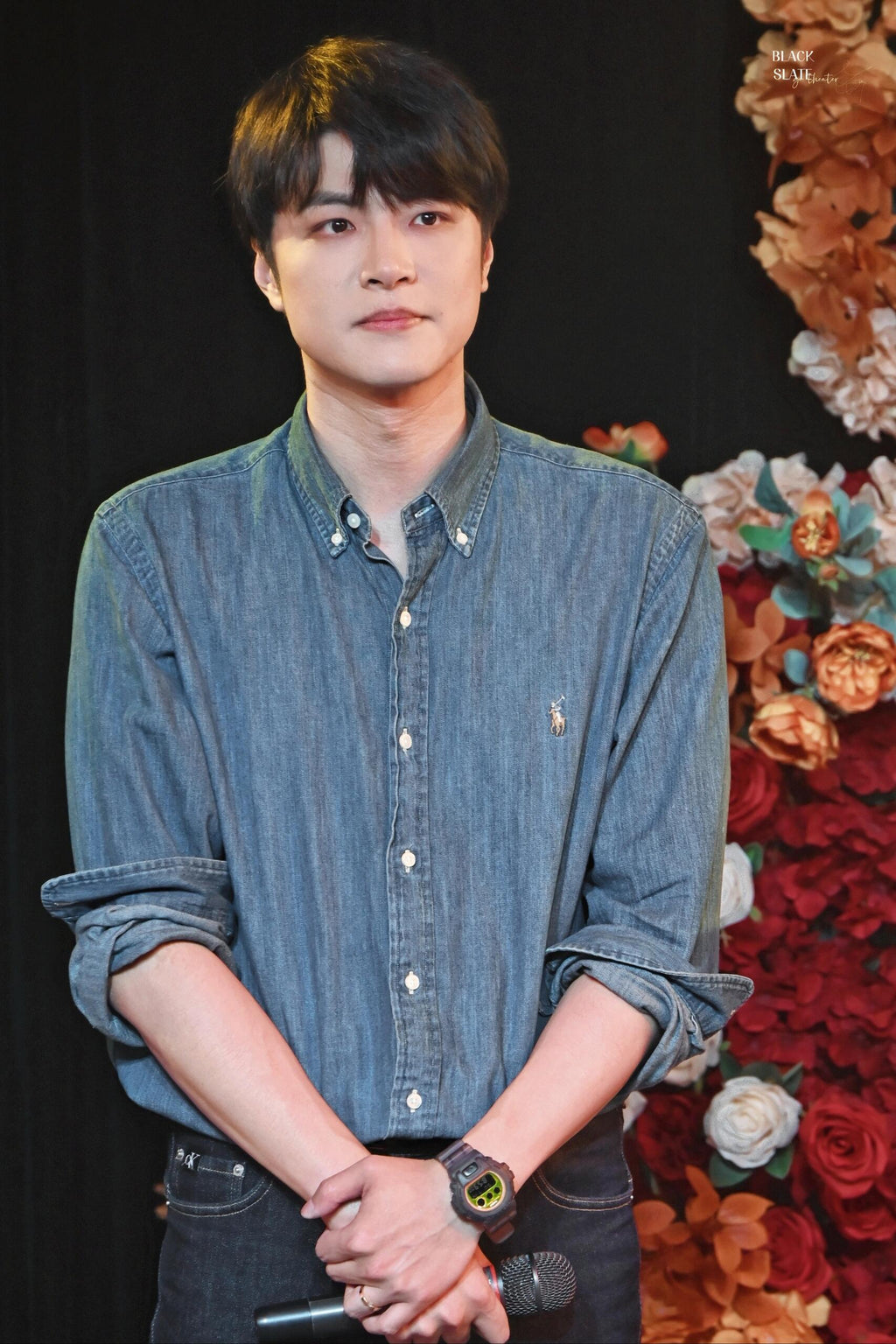 2026 New GS Colour Embroidered Denim Shirt (CC913-B40)