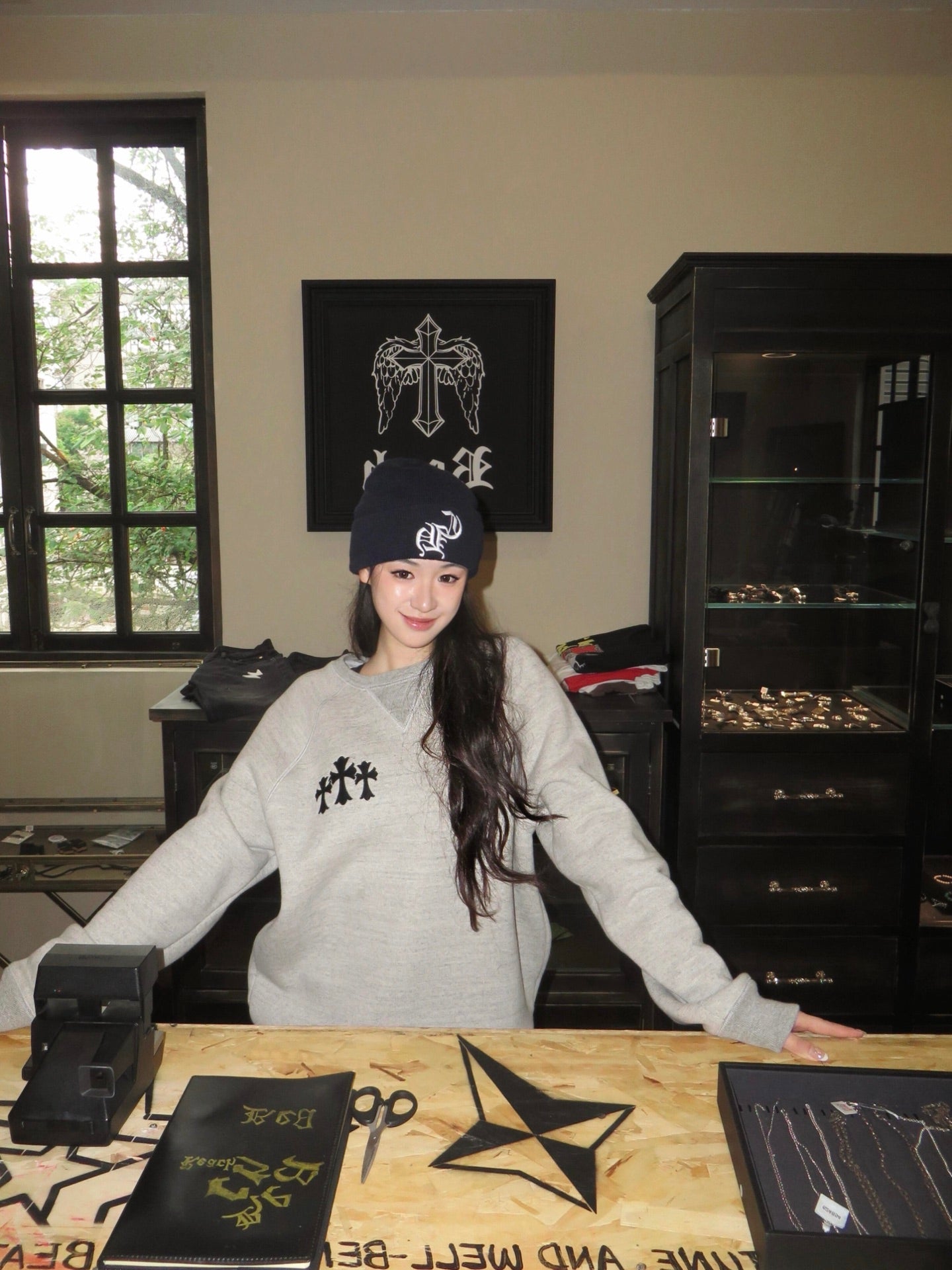 2026 New GS Logo Crew Neck Sweatshirt (CC917-B20)
