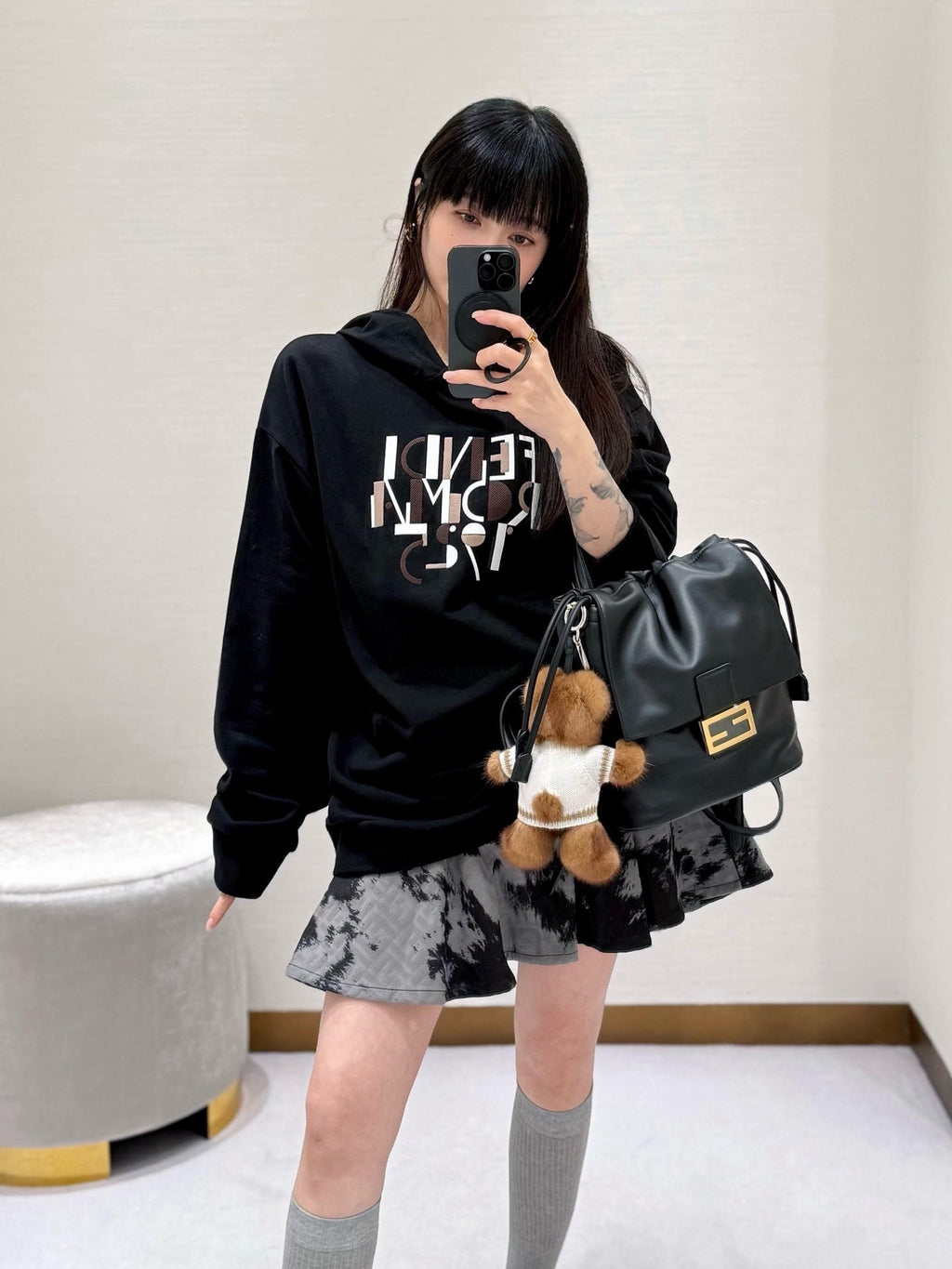 2026 New GS Geometric Hooded Sweatshirt (25390-B10)