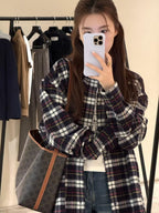 2026 New GS Logo Check Shirt (BB742-B40)