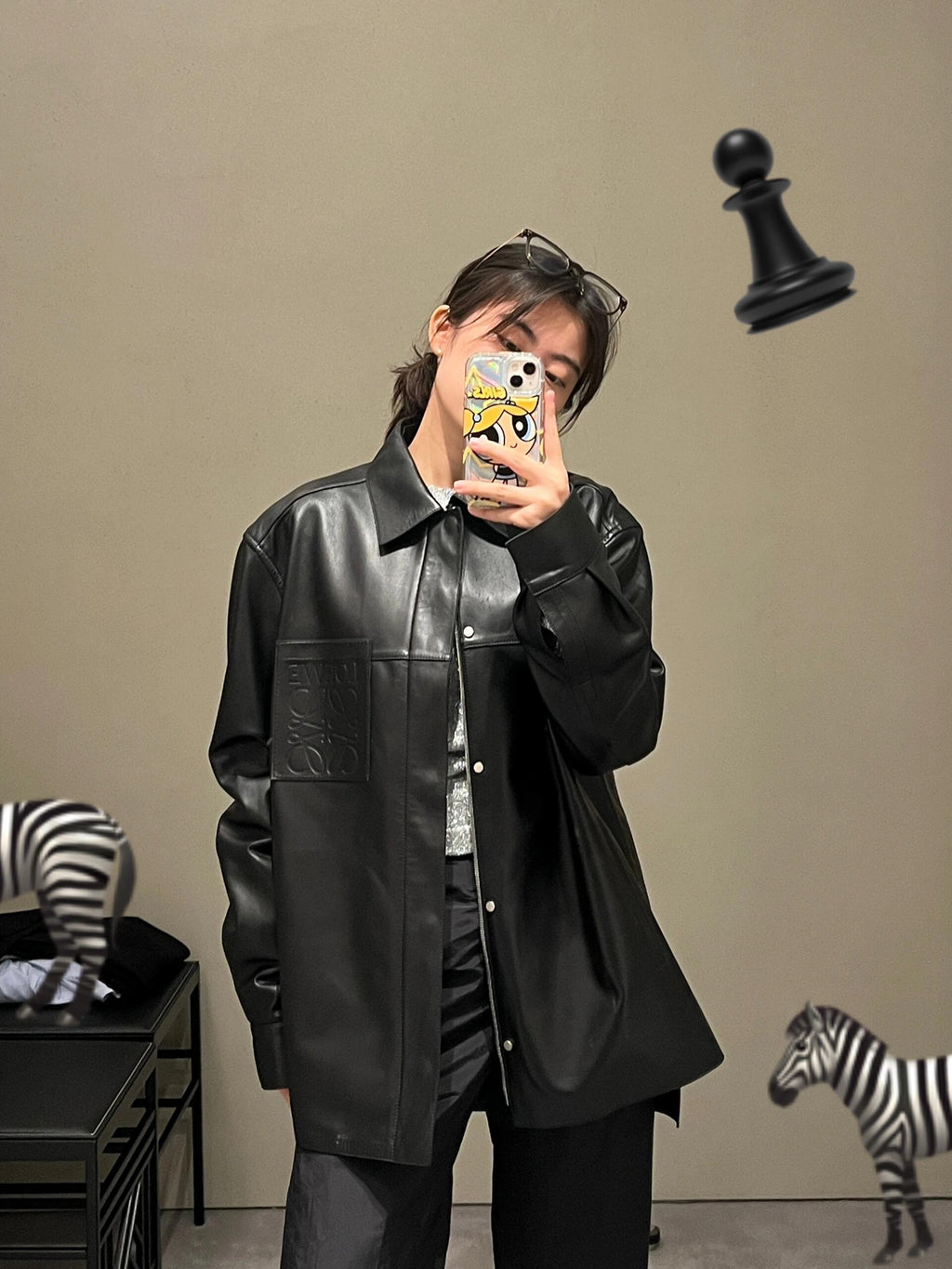 2026 New GS Pocket Zip Leather Jacket (CC909-D10)