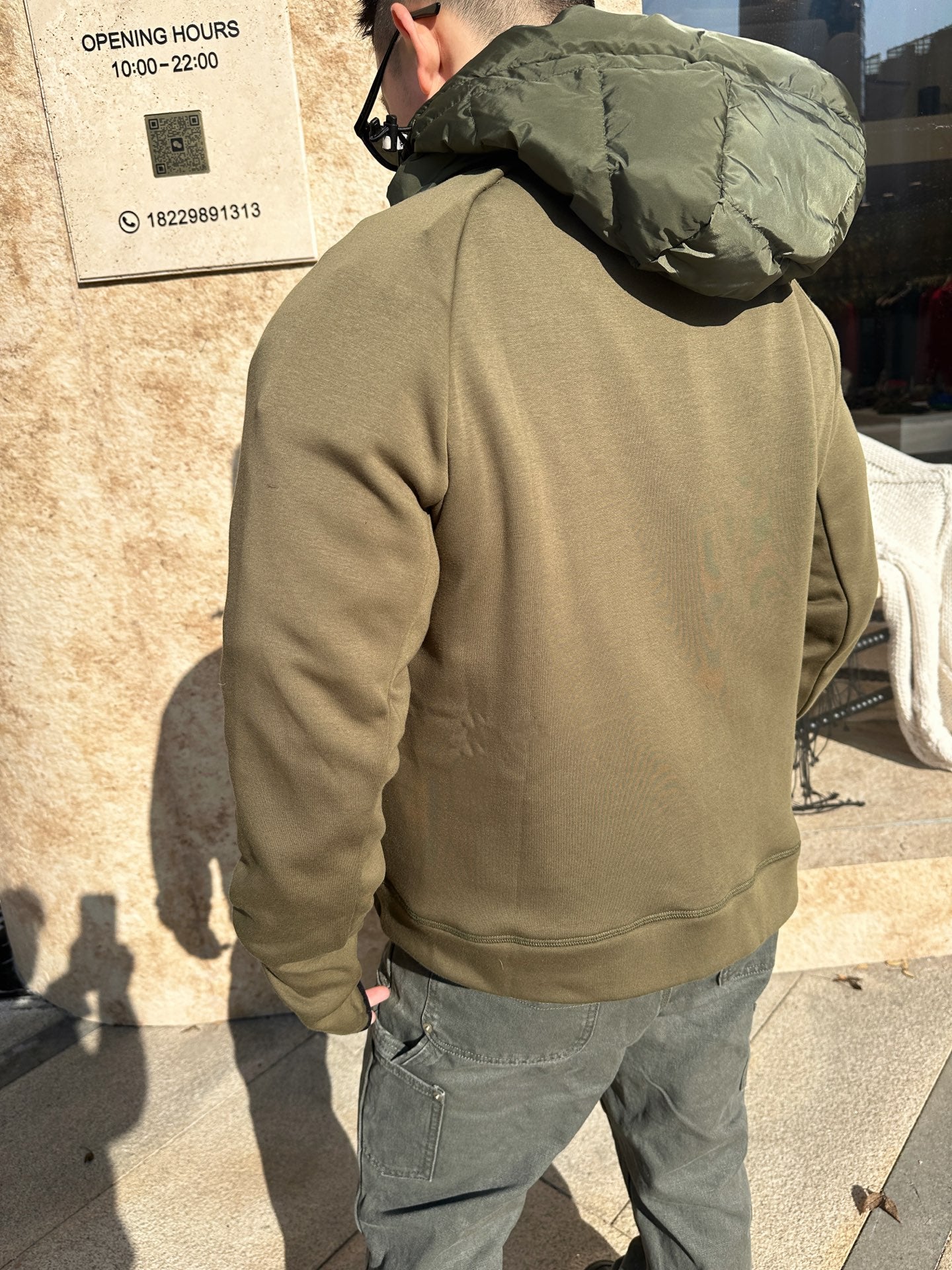 2026 New GS Logo Woven Patchwork Down Jacket (25378-D10)