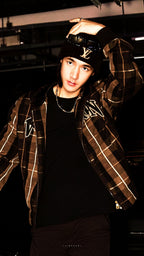 2026 New GS Logo Jacquard Hooded Jacket (25386-C10)