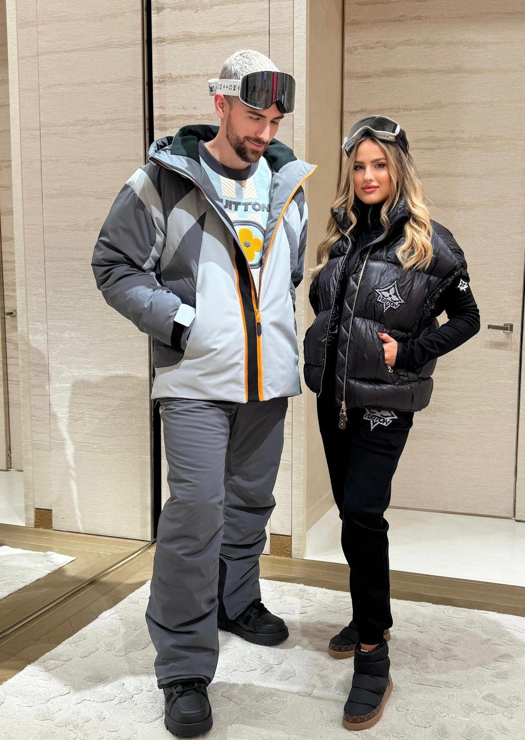 2026 New GS Floral Ski Down Jacket (25353-F60)