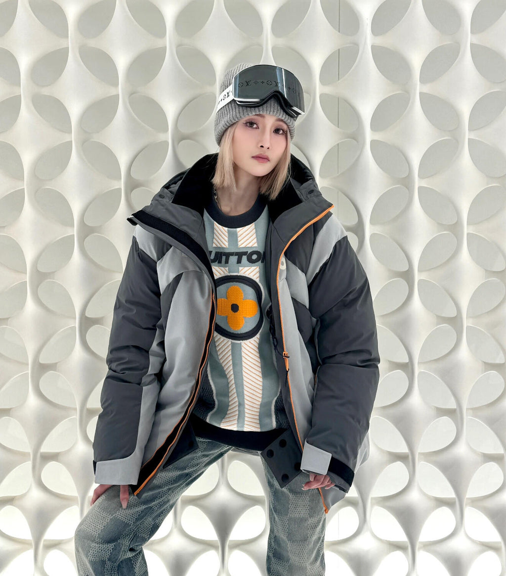 2026 New GS Floral Ski Down Jacket (25353-F60)
