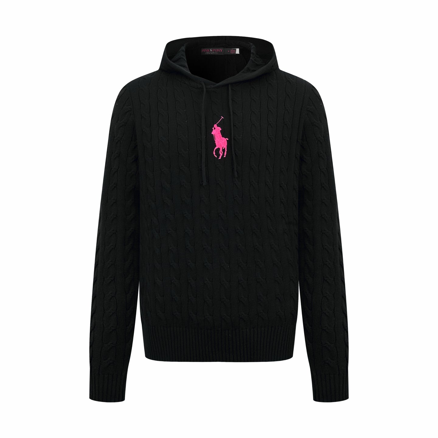 2026 New GS Embroidered Cowl-Neck Cable-Knit Jumper (CC921-B60)