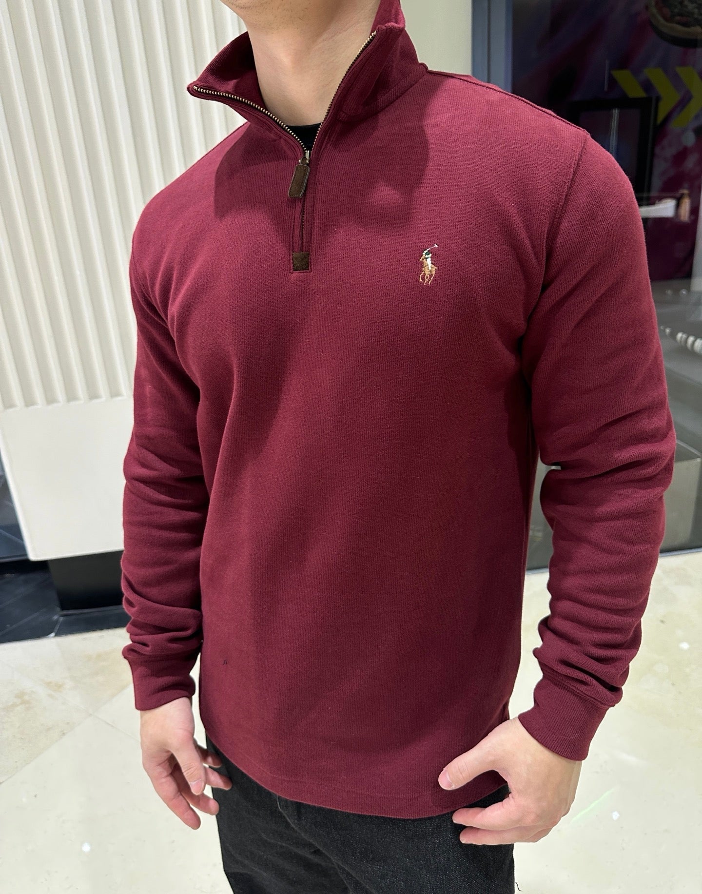 2026 New GS Colour Embroidered Half-Turtleneck Sweatshirt (BB759-A90)