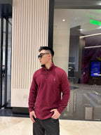 2026 New GS Colour Embroidered Half-Turtleneck Sweatshirt (BB759-A90)