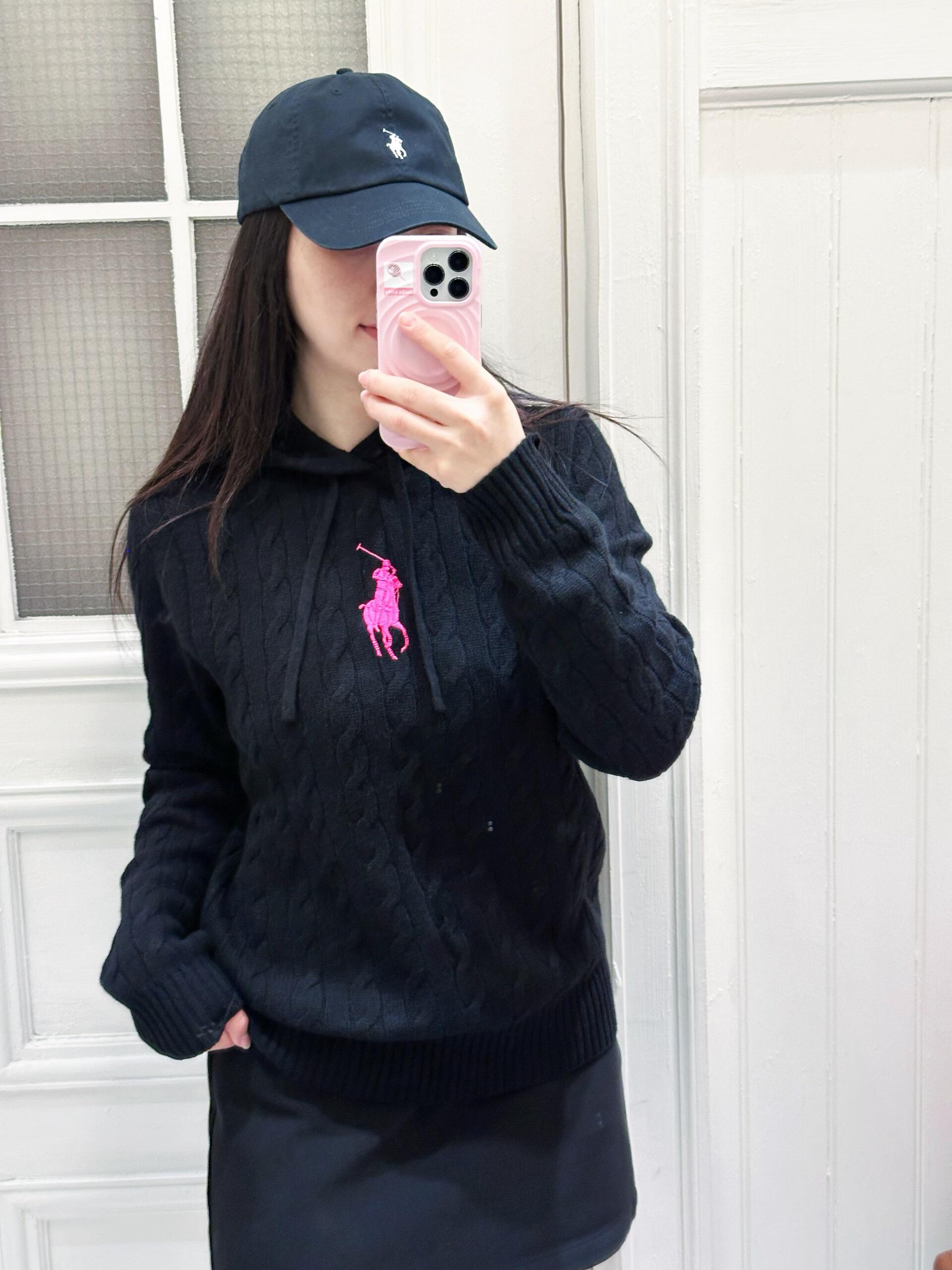 2026 New GS Embroidered Cowl-Neck Cable-Knit Jumper (CC921-B60)