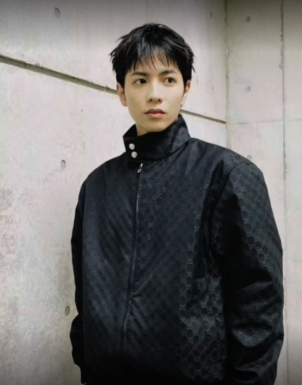 2026 New GS Full-Print GG Jacquard Cotton Jacket (BB731-C00)