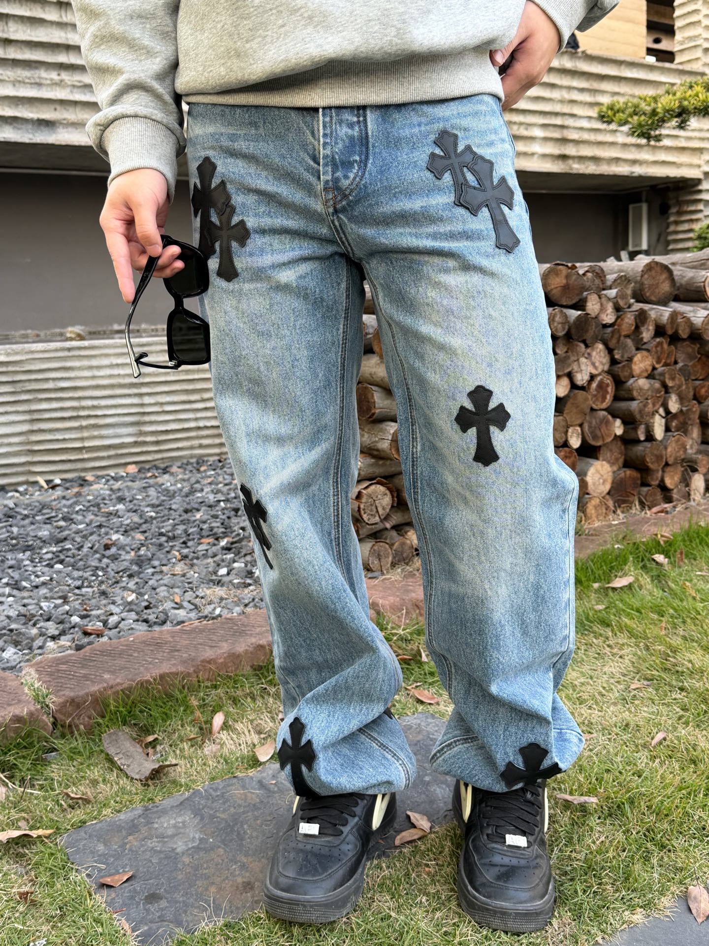 2026 New GS Cross Logo Jeans (CC901-C50)