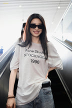 2026 New GS Spray-Printed Distressed Logo Short-Sleeved Shirt (CC928-A15)