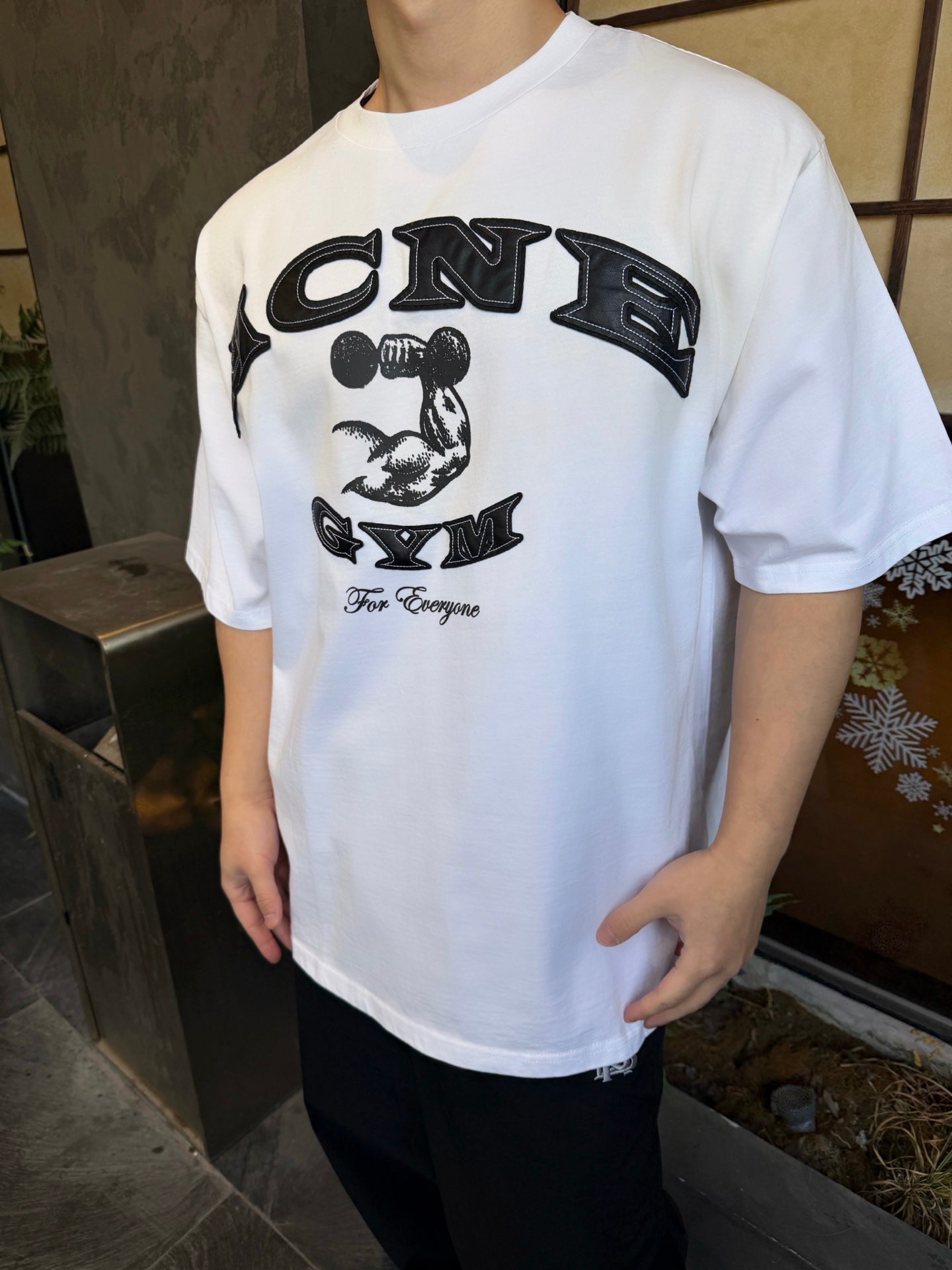 2026 New GS Distressed Logo Short-Sleeve Shirt (CC923-A35)