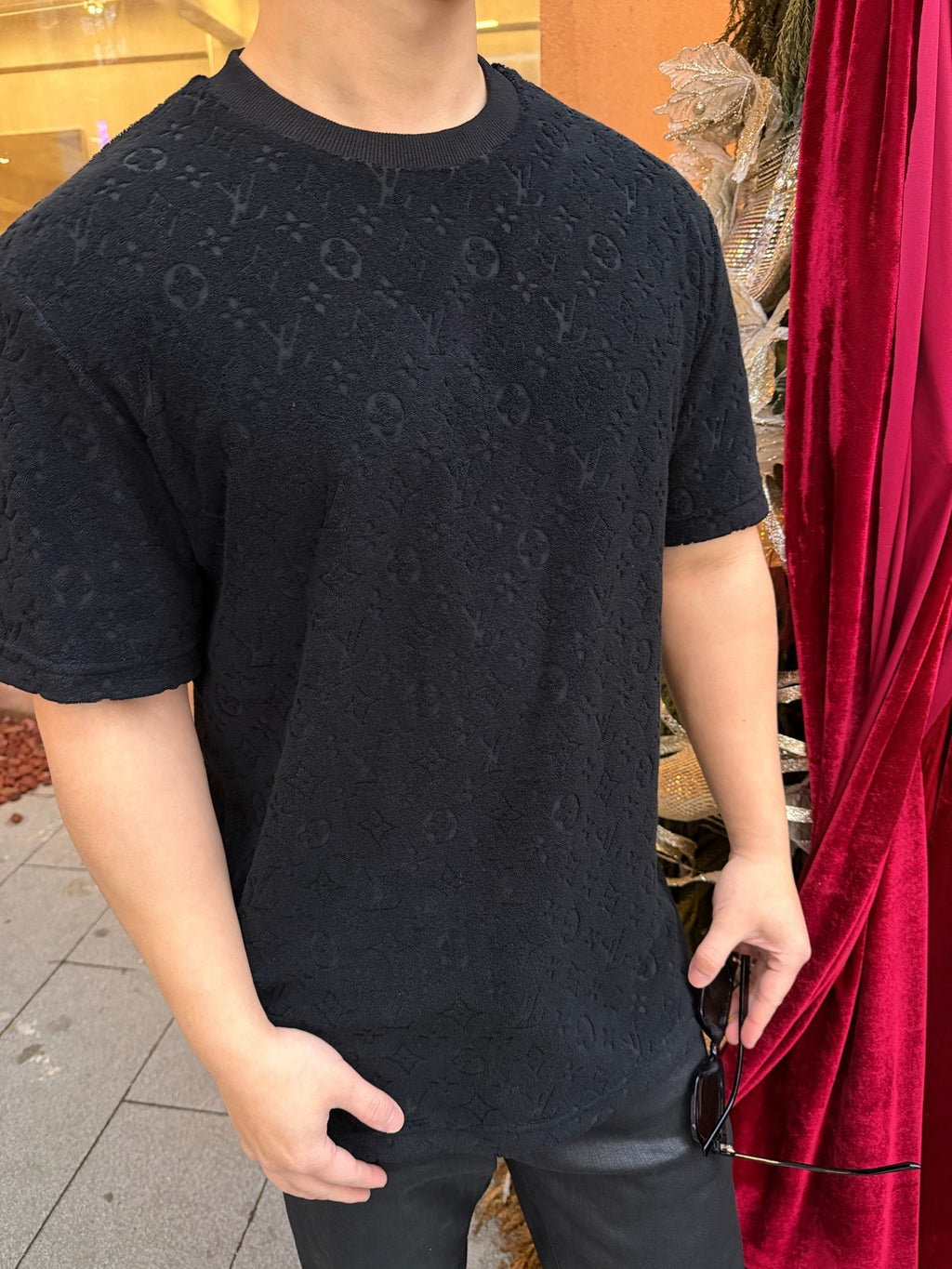 2026 New GS Embossed Terry T-Shirt (25325-A20)