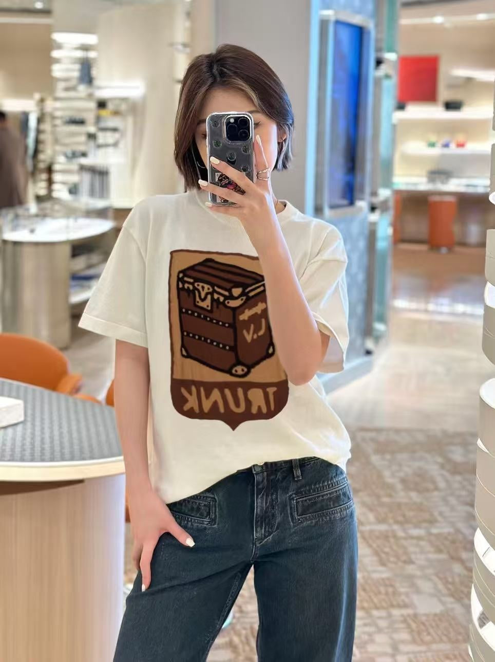 2026 New GS Geometric Knit T-Shirt (AA520-A75)