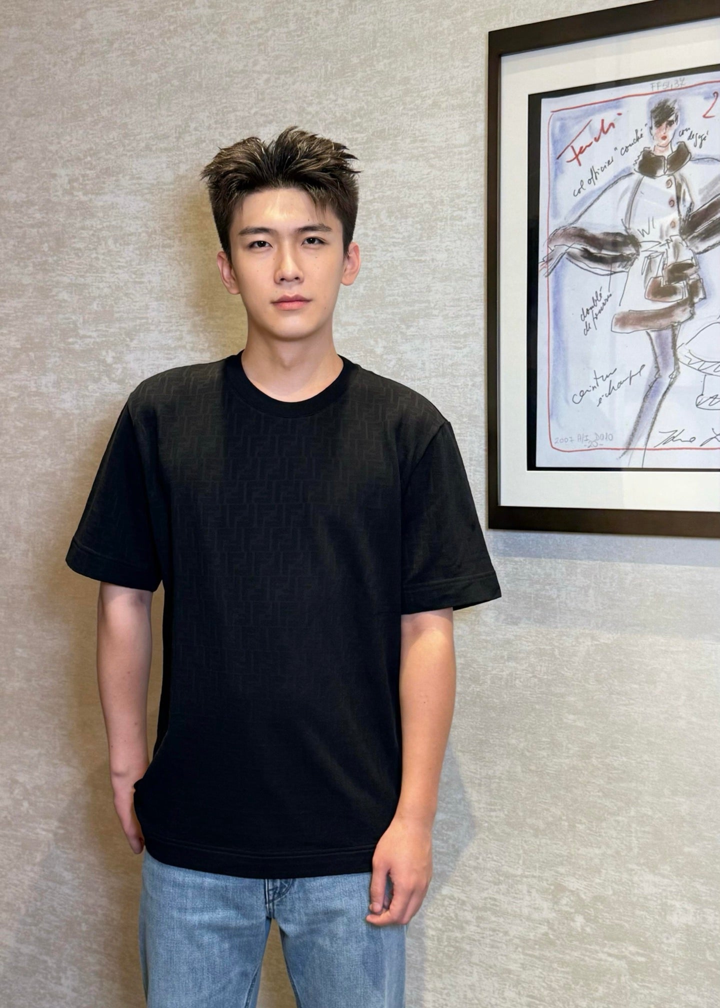 2026 New GS Jacquard Short-Sleeved Shirt (BB749-A20)