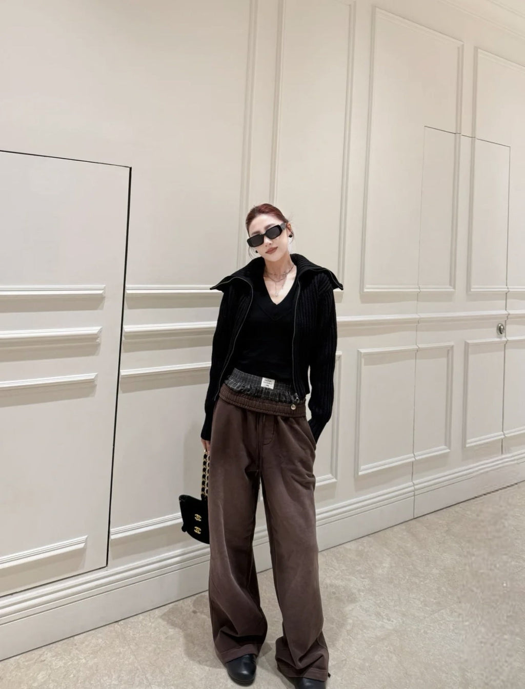 2026 New GS Faux Two-Piece Logo Trousers (CC925-C20)