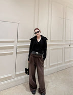 2026 New GS Faux Two-Piece Logo Trousers (CC925-C20)