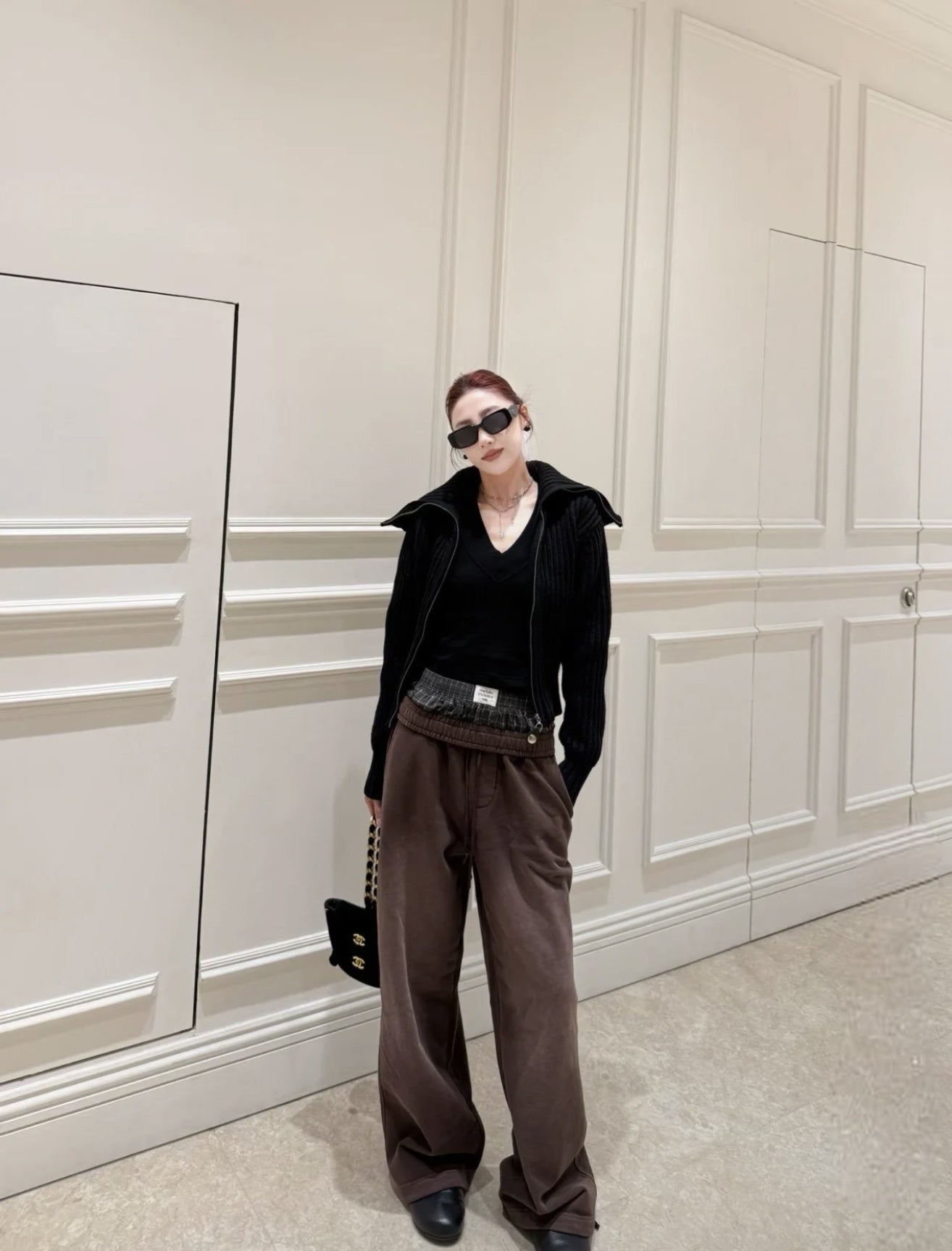 2026 New GS Faux Two-Piece Logo Trousers (CC925-C20)