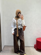 2026 New GS Faux Two-Piece Logo Trousers (CC925-C20)