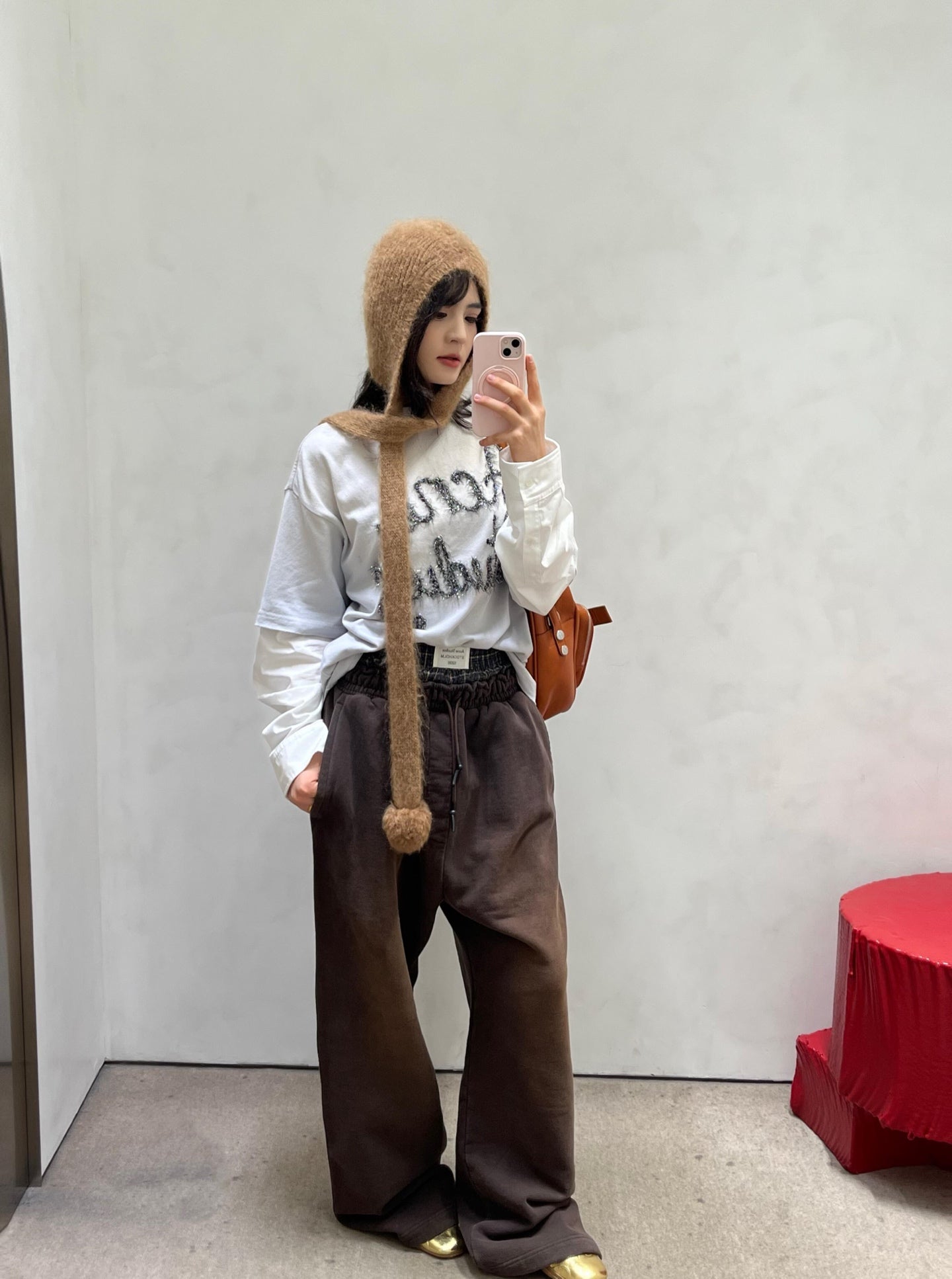 2026 New GS Faux Two-Piece Logo Trousers (CC925-C20)