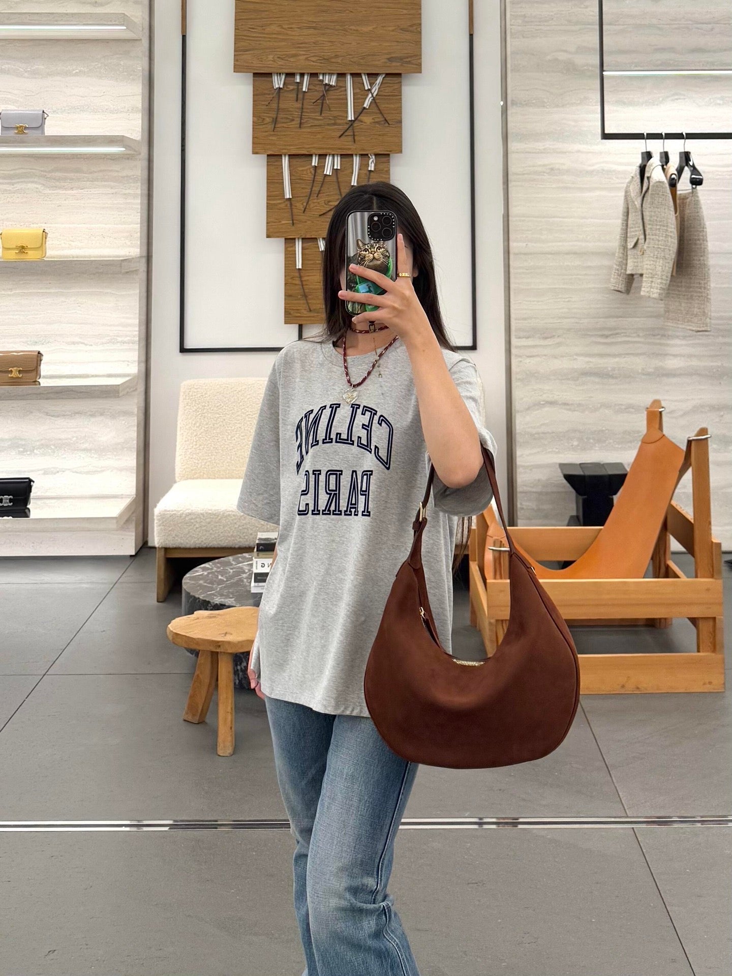 2026 New GS Flocked Letter T-Shirt (AA533-A10)