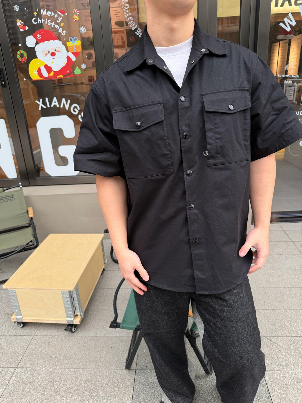 2026 New GS Logo Pocket Short-Sleeve Shirt (AA550-A80)