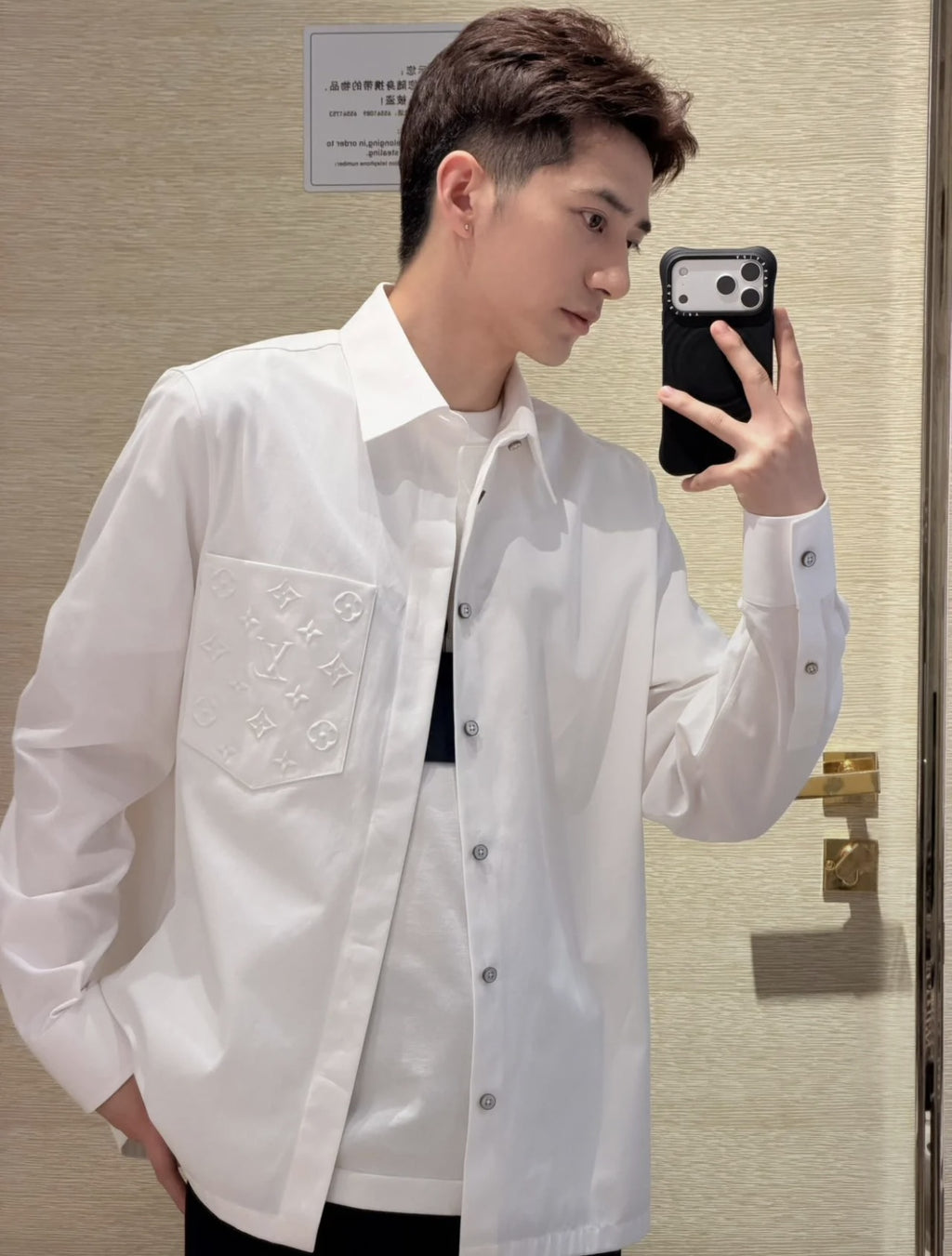 2026 New Model GS Embossed Pocket Shirt (BB783-B25)
