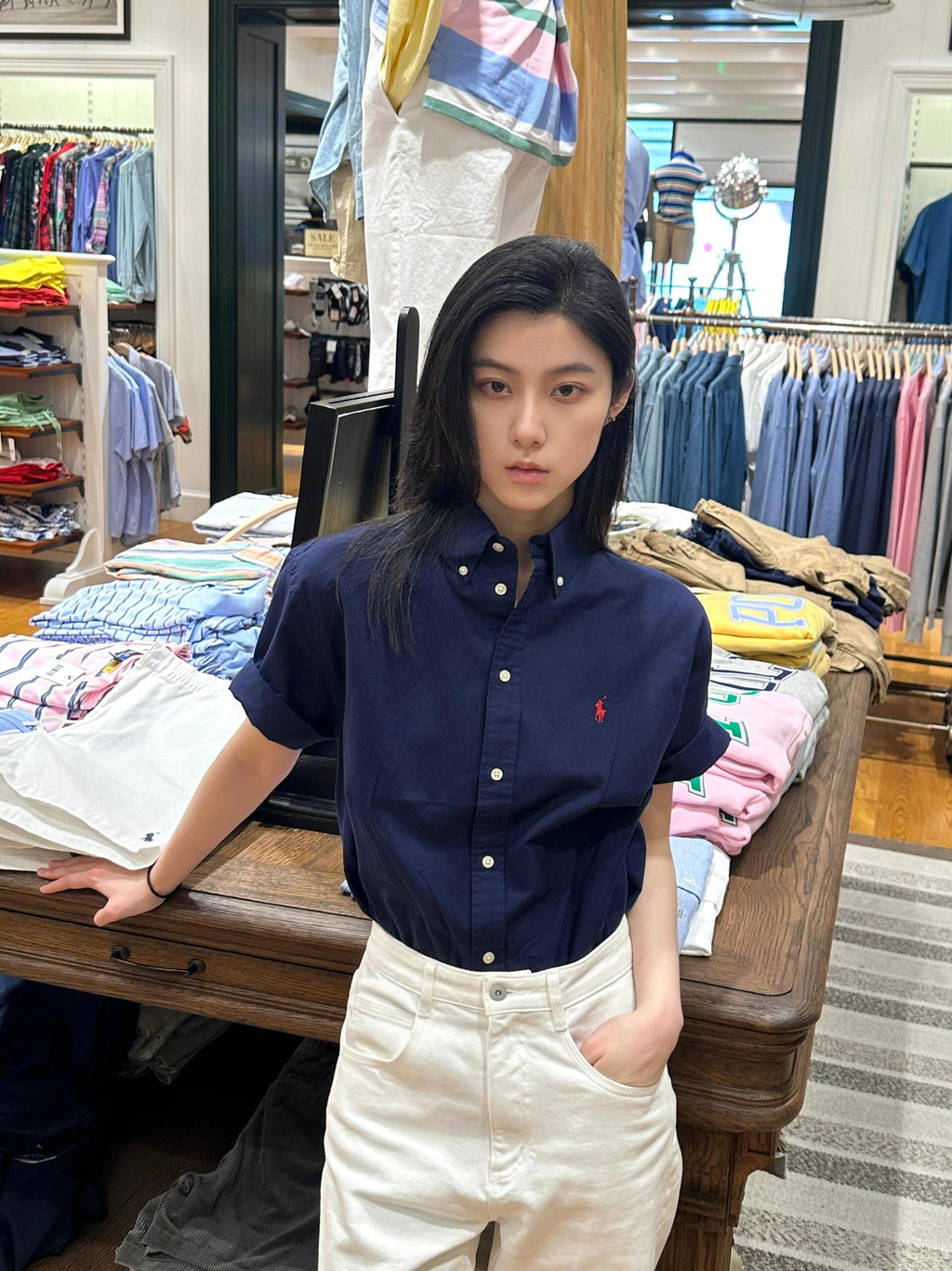 2026 New GS Embroidered Logo Short-Sleeve Shirt (CC926-A45)
