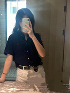 2026 New GS Embroidered Logo Short-Sleeve Shirt (CC926-A45)