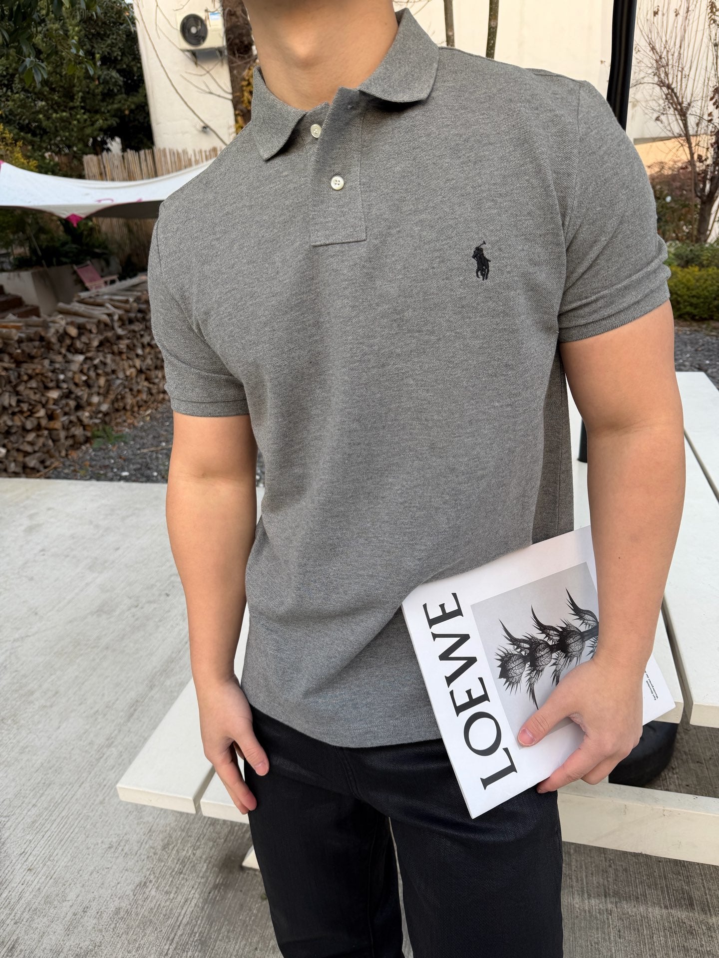 2026 New GS Embroidered Logo Polo Shirt (CC929-A40)