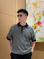 2026 New GS Knit Jacquard Polo Shirt (25128-A90)