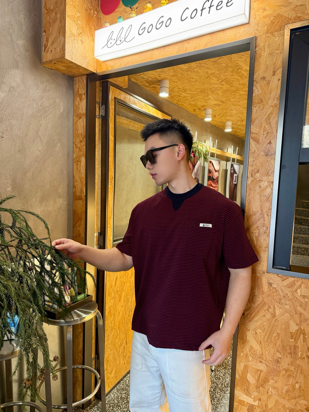2026 New GS Striped Pocket Short-Sleeve Shirt (CC939-A25)