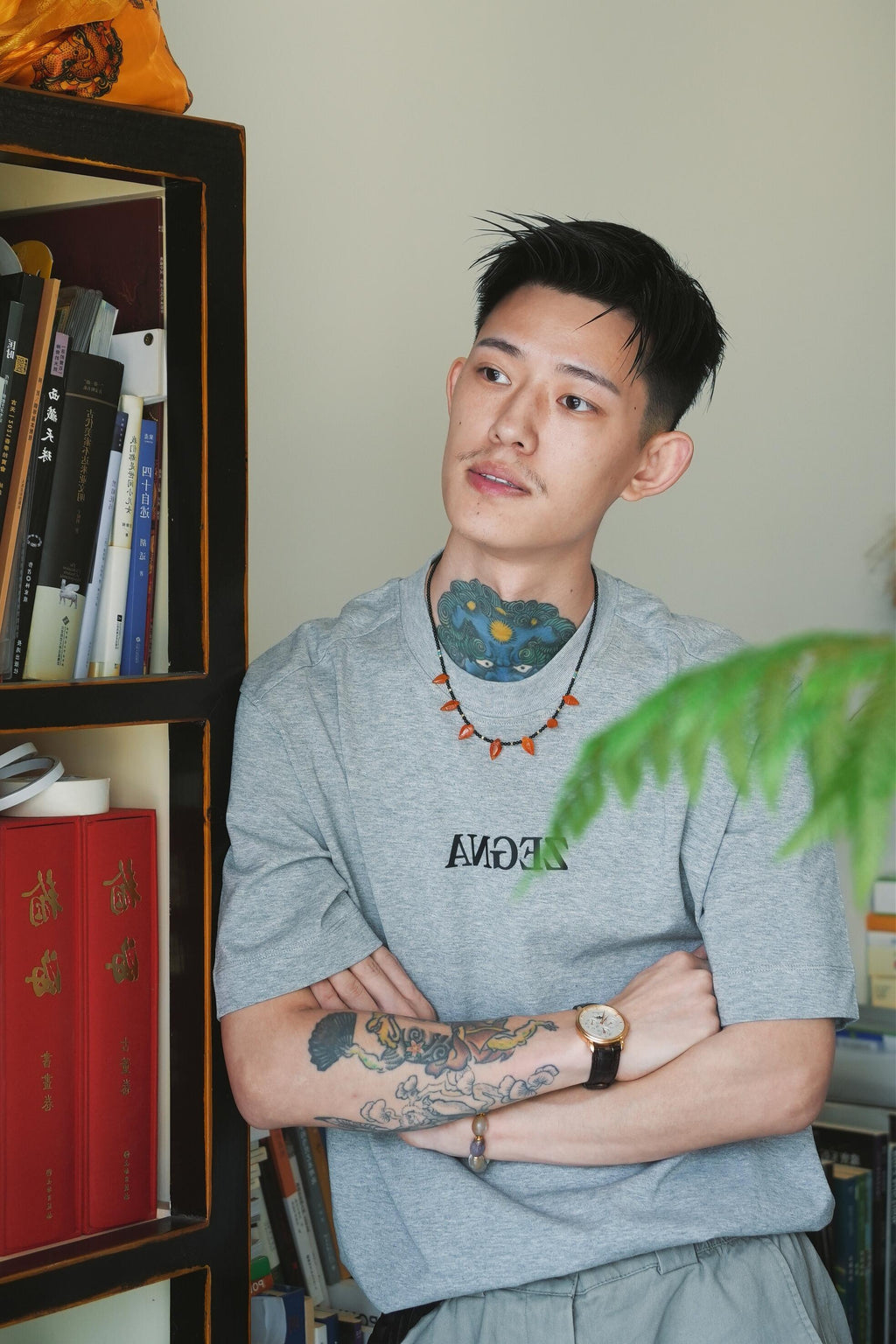 2026 New GS Letter Print Short-Sleeve Shirt (AA537-A15)