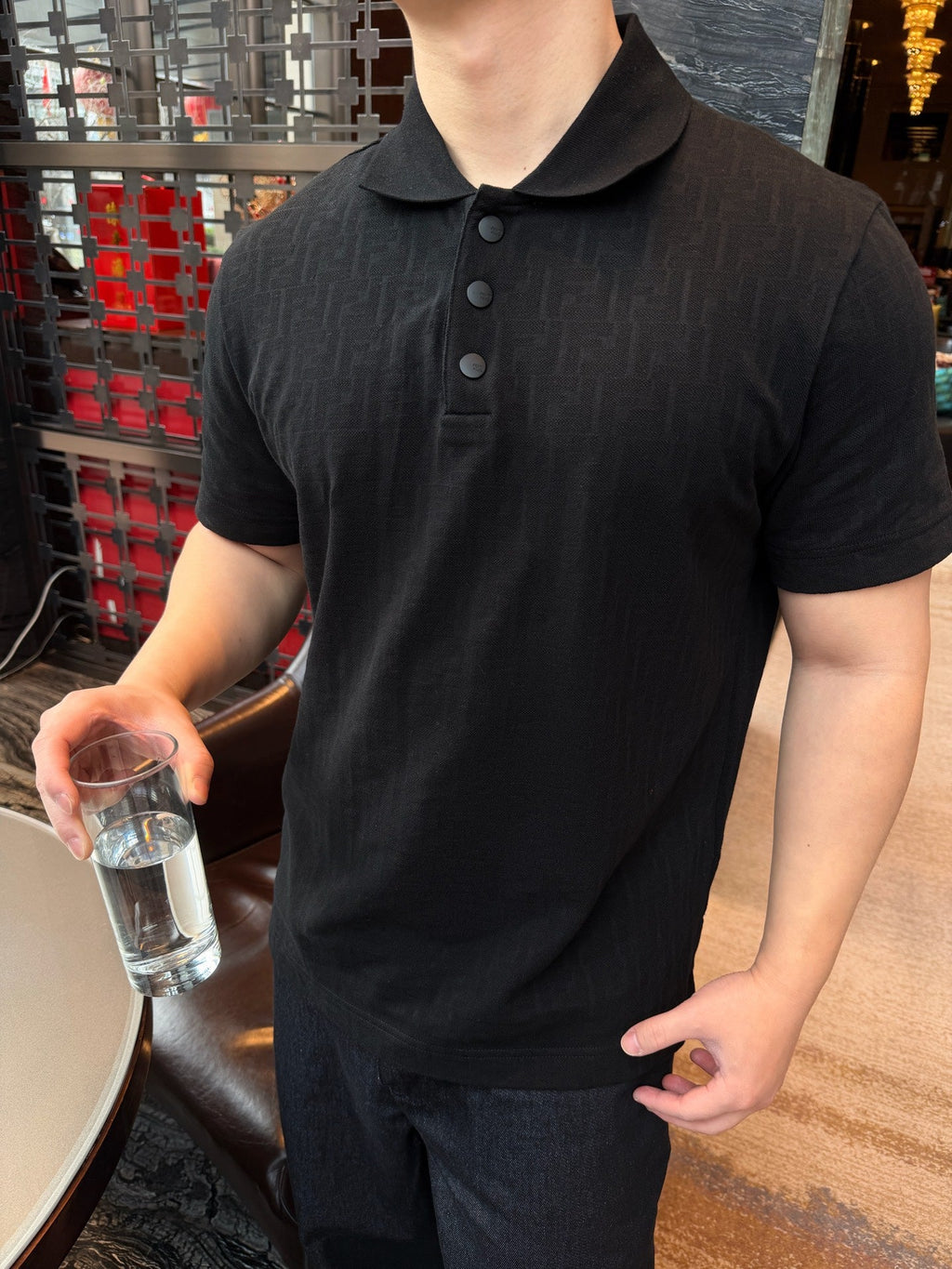 2026 New GS Jacquard Polo Shirt (BB733-A50)