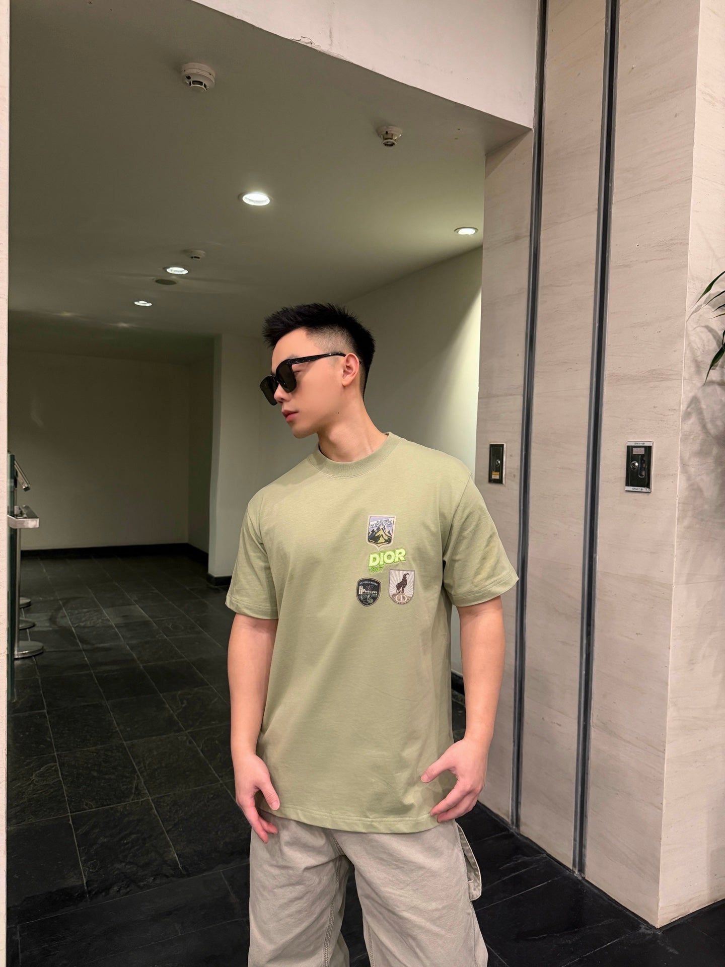 2026 New GS Multi-Color Patch Short-Sleeve Shirt (AA512-A15)