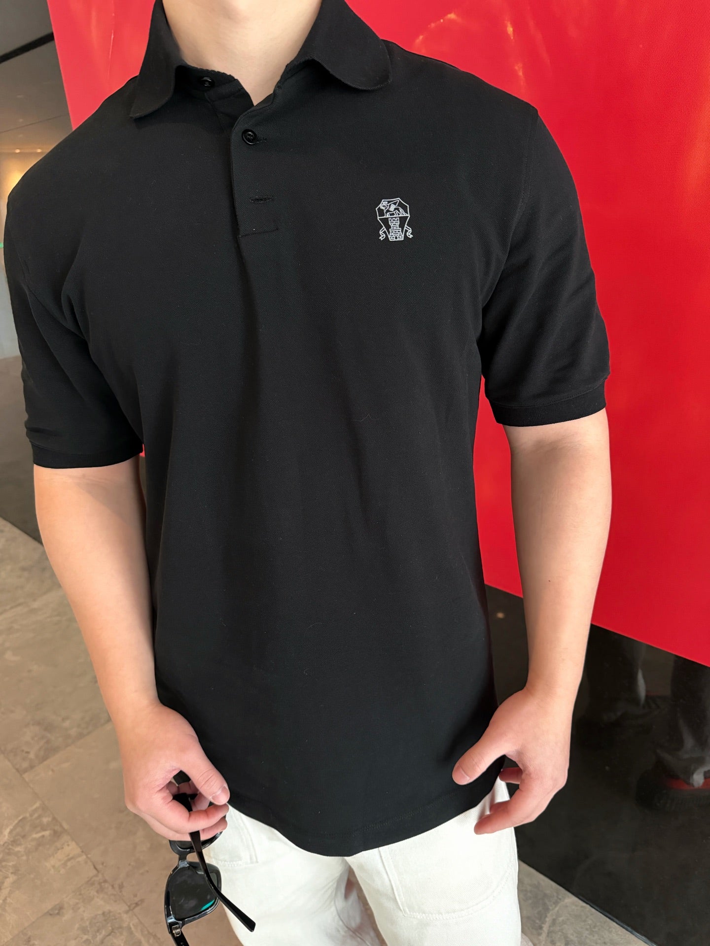 2026 New GS Logo Print Polo Shirt (BB789-A35)
