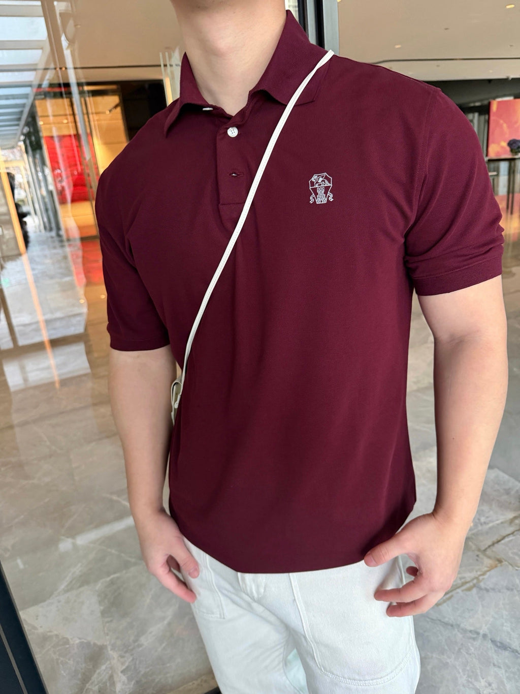 2026 New GS Logo Print Polo Shirt (BB789-A35)