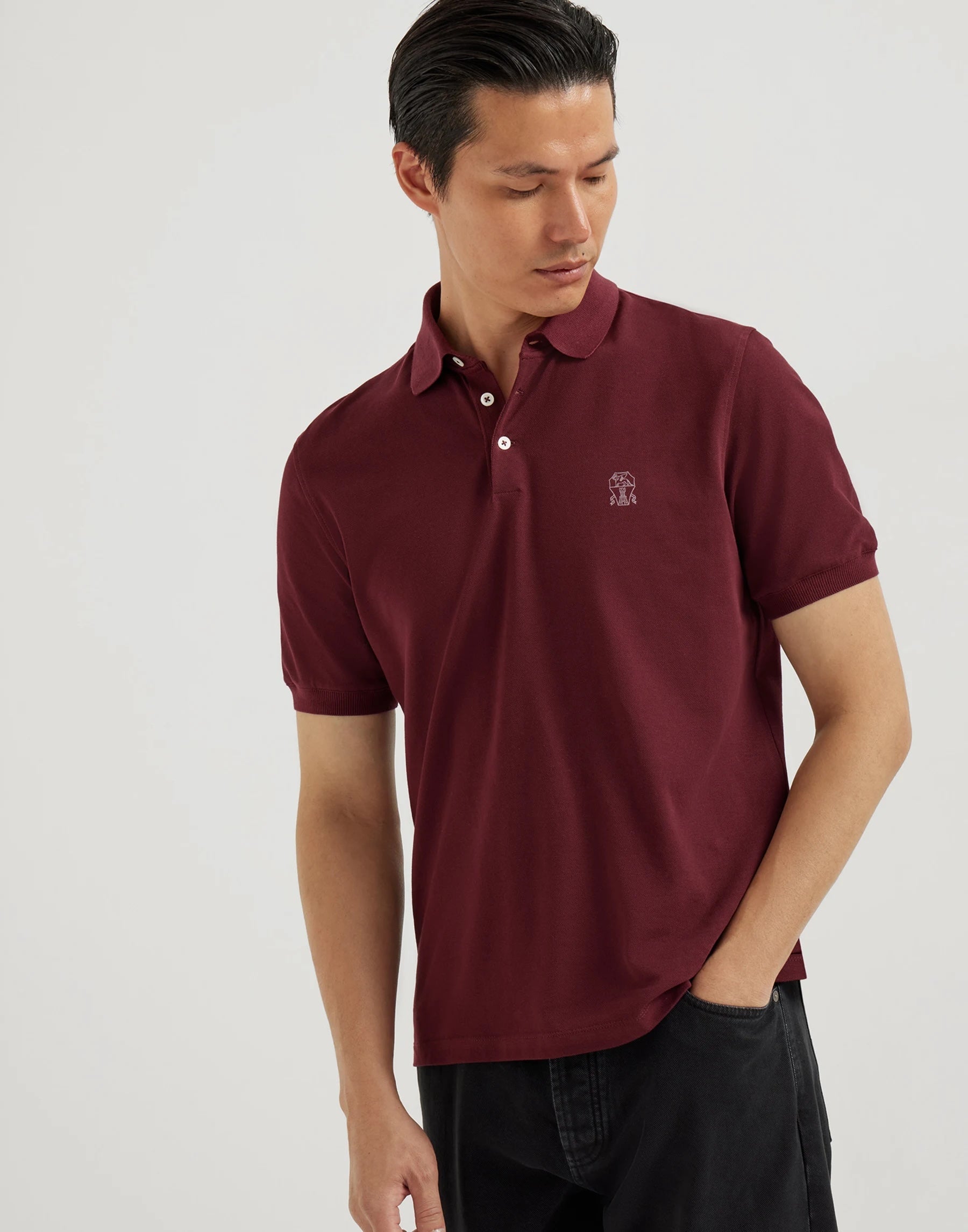 2026 New GS Logo Print Polo Shirt (BB789-A35)