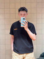 2026 New GS Woven Leather Pocket Short Sleeve Shirt (AA543-A20)