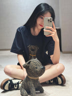 2026 New GS Vintage Floral FF Beloved Dog Short-Sleeve Shirt (BB781-A20)
