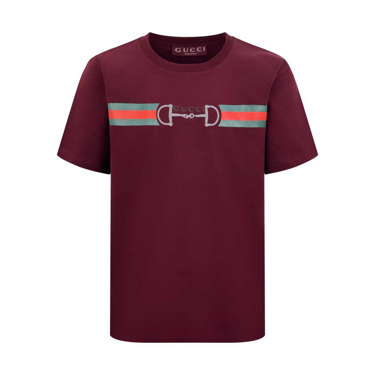 2026 New GS Horsebit Webbing T-Shirt (AA540-A15)