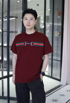 2026 New GS Horsebit Webbing T-Shirt (AA540-A15)