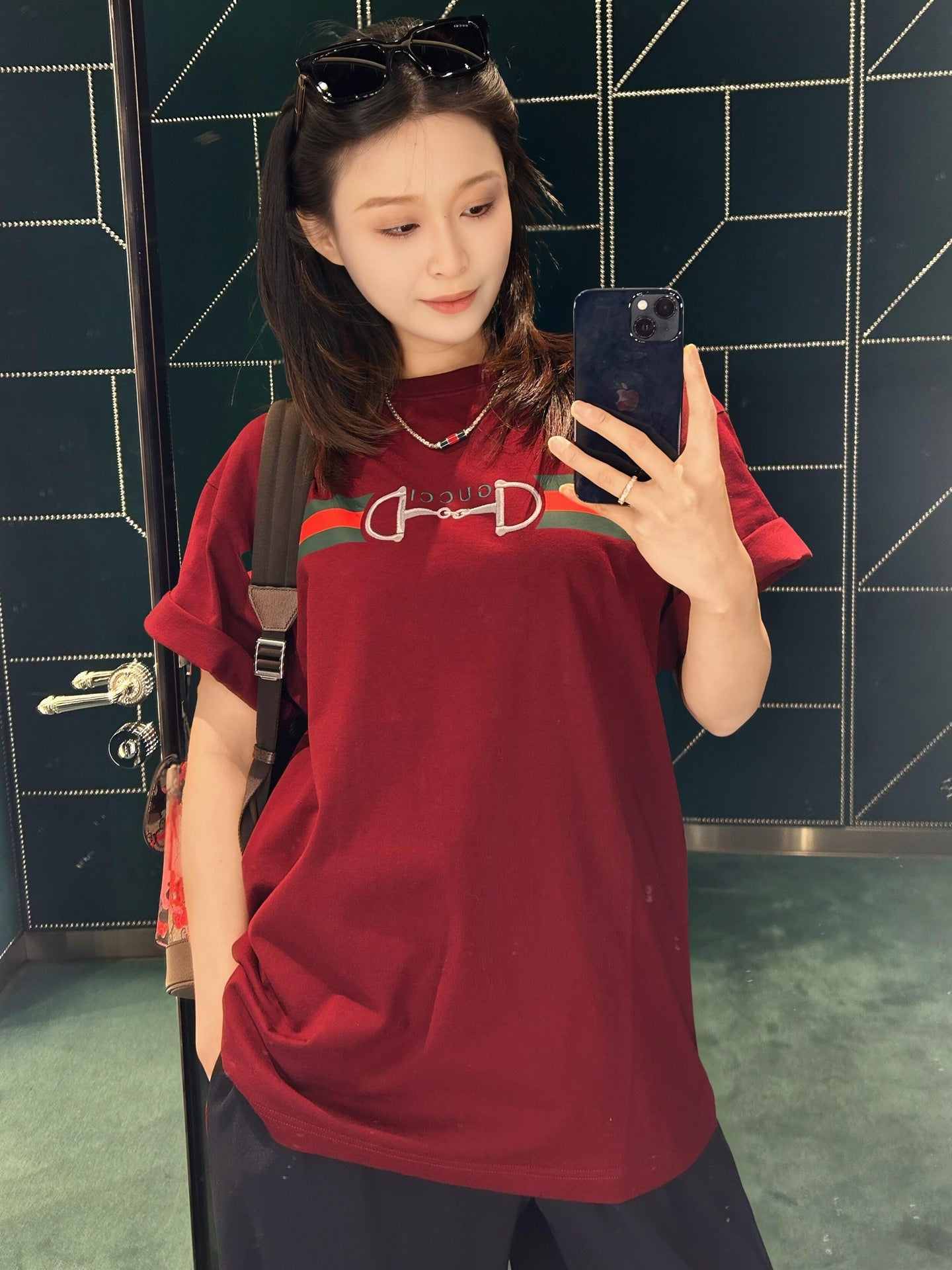 2026 New GS Horsebit Webbing T-Shirt (AA540-A15)