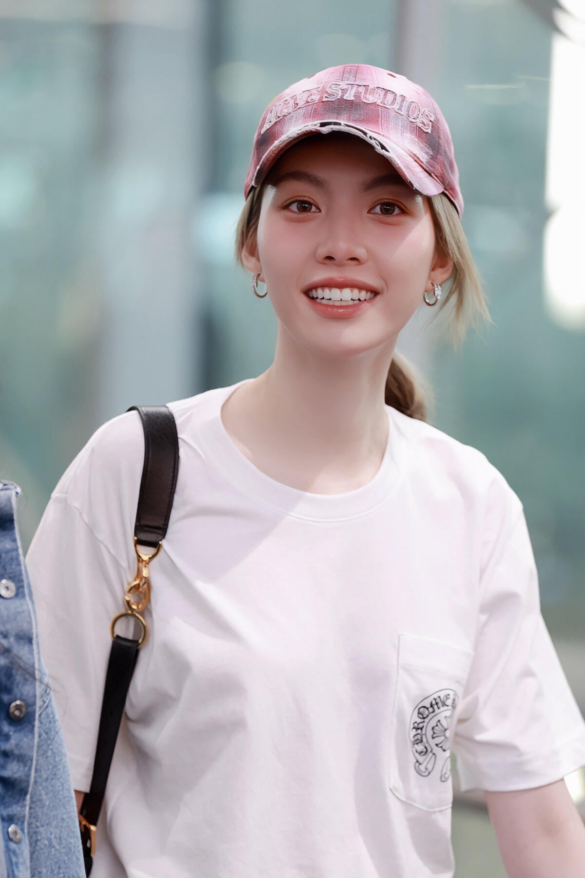 2026 New GS Cross-Flower Print Pocket T-Shirt (AA531-A10)