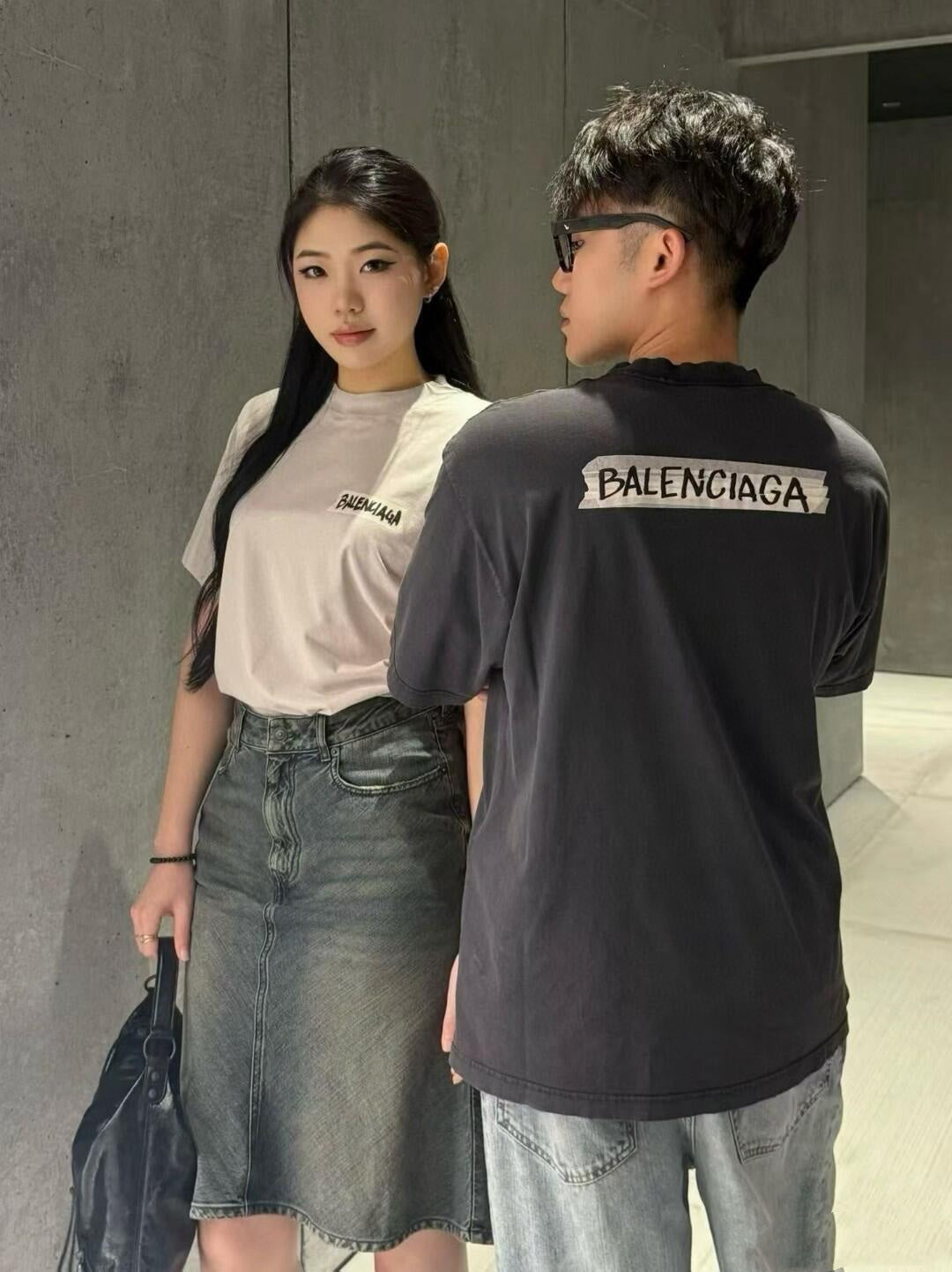 2026 New GS Distressed Print Letter Short-Sleeve T-Shirt (BB770-A20)