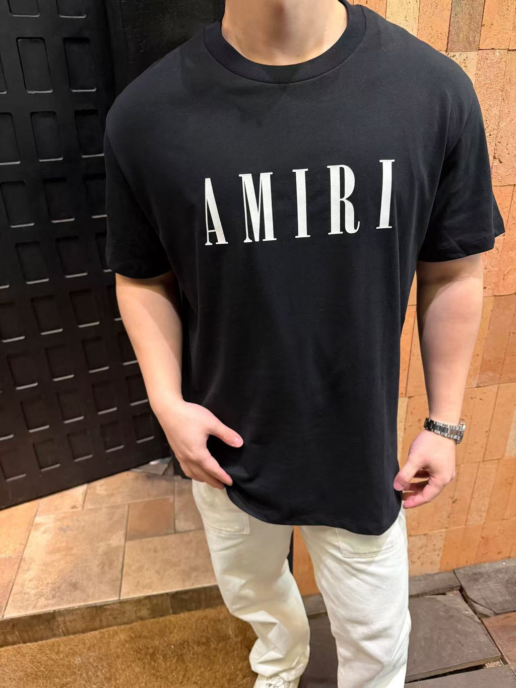 2026 New GS Logo Print Short-Sleeved Shirt (AA558-A00)