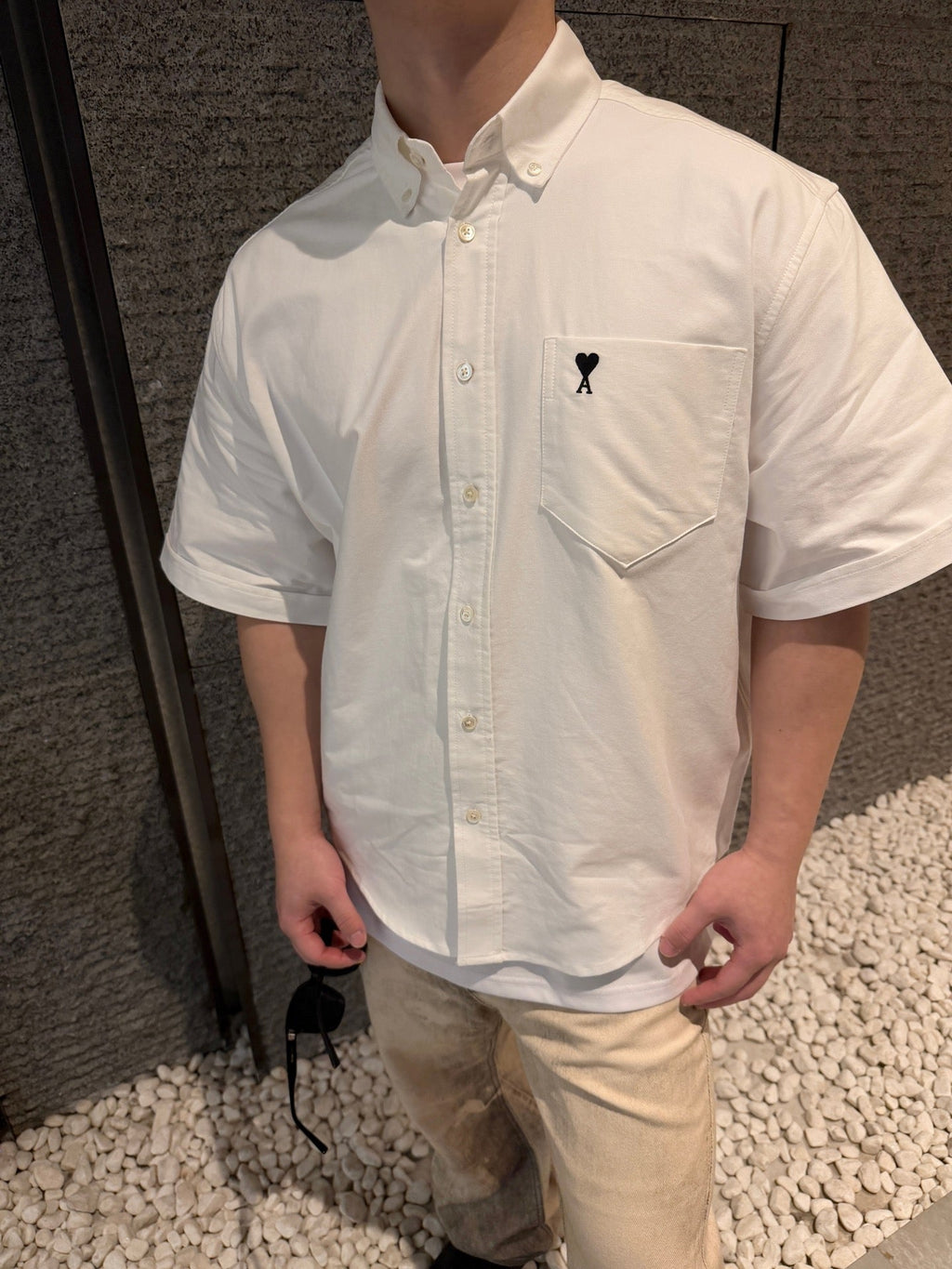 2026 New GS  Short-Sleeved Shirt with Heart Embroidery (BB803-A55)