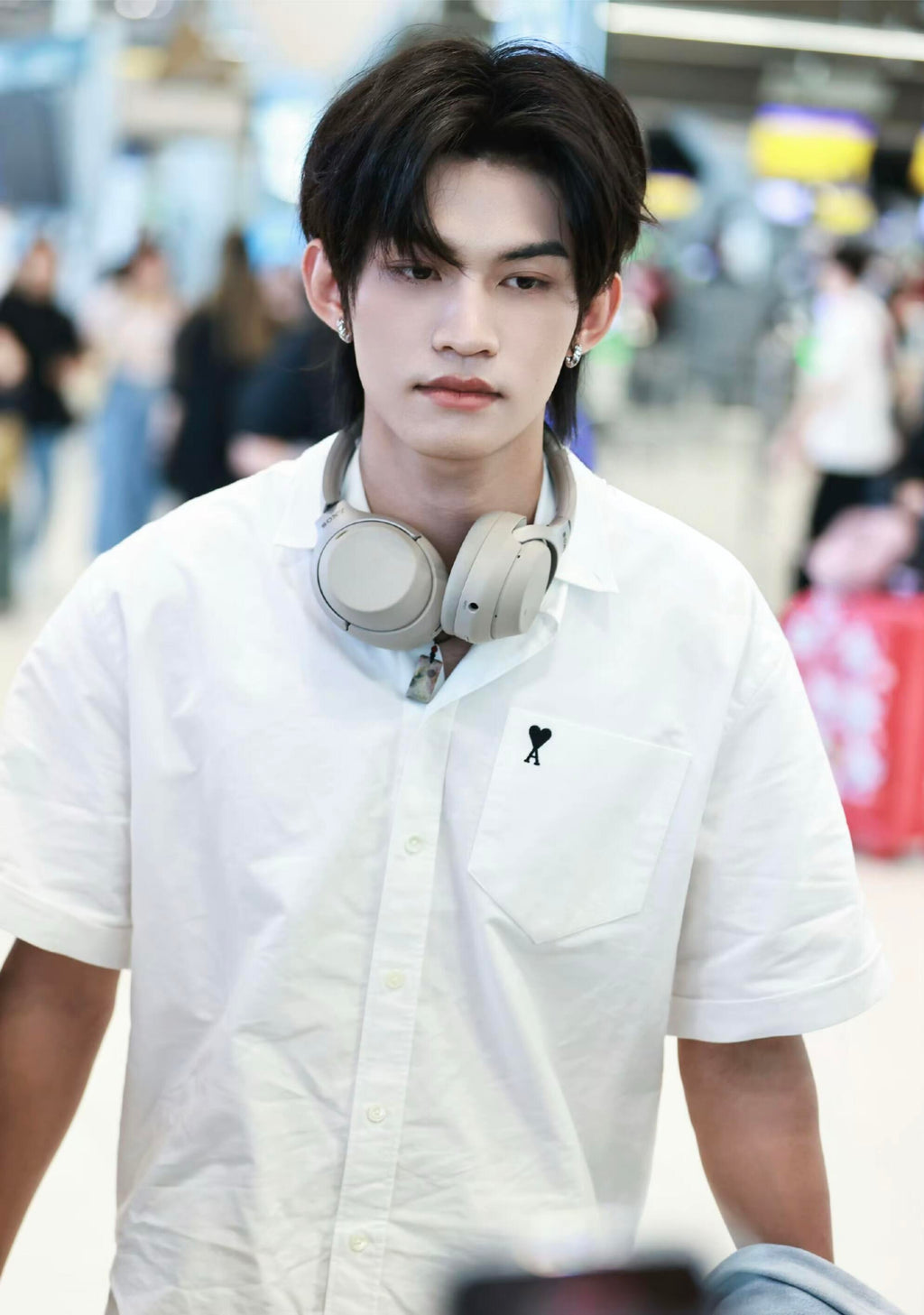 2026 New GS  Short-Sleeved Shirt with Heart Embroidery (BB803-A55)